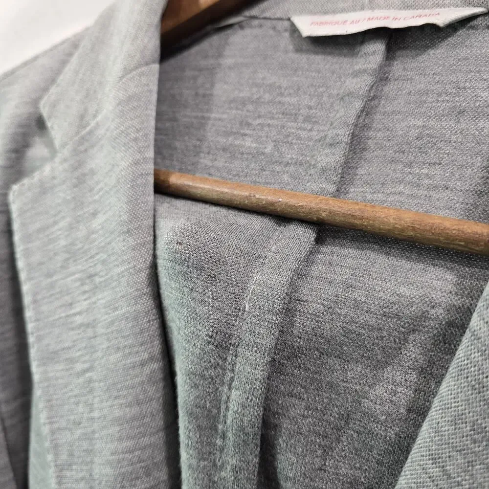 Loro Piana Blazer Mens 44 R Large Gray Unstructured Wool Extra Fine Samuelsohn